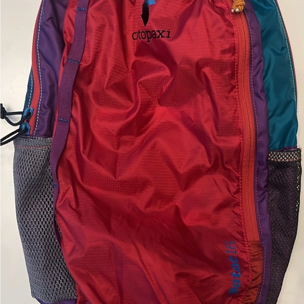 Cotopaxi Red and Purple Backpack